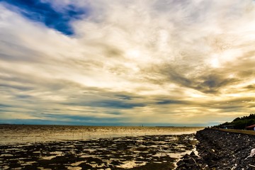 Beautiful nature and sky cloud
