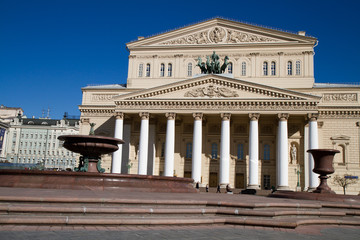 Naklejka premium bloshoy theatre in moscow