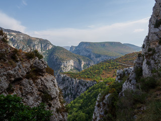 A view of the Gorge du Verdon in France.