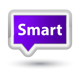 Smart prime purple banner button
