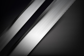 Obraz premium Abstract background dark with carbon fiber texture vector illustration eps10 029
