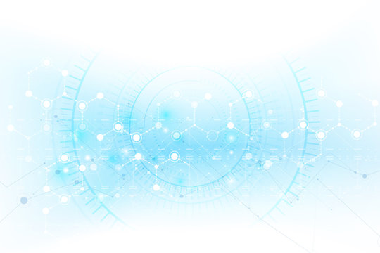 Futuristic Cyber technology blue and white abstract background with line and shadows element Vector illustration eps10 006