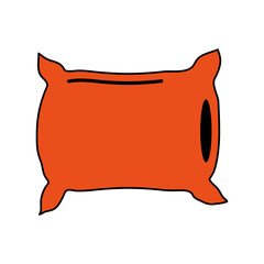 Pillow dream symbol icon vector illustration graphic design