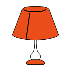 Night light lamp icon vector illustration graphic design