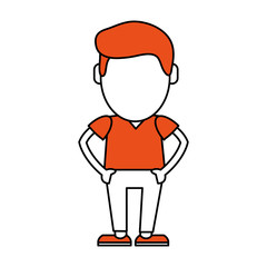 Hipster cute cartoon icon vector illustration graphic design