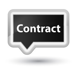 Contract prime black banner button
