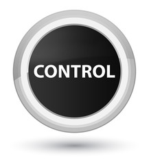 Control prime black round button