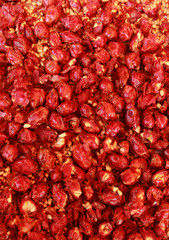 getrocknete Hagebutten