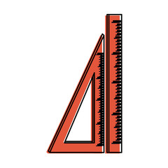 Rulers isolated tools icon vector illustration graphic design
