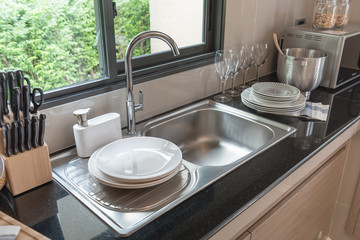 sink in kitchen room