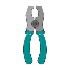 Plier isolated tool icon vector illustration graphic design