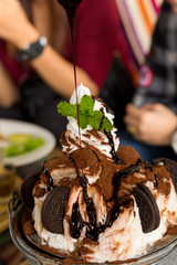 Korean Shave Ice, Patbingsu or Bingsu, Frozen Dessert