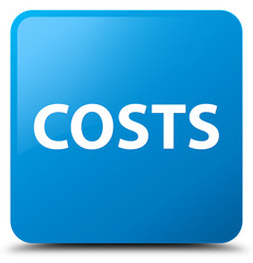 Costs cyan blue square button