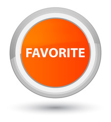 Favorite prime orange round button