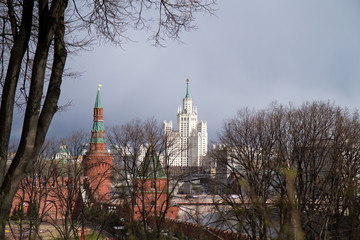 landscape of moskow from the kremlin