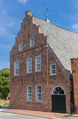 Fototapeta na wymiar Historical tea museum in the center of Norden
