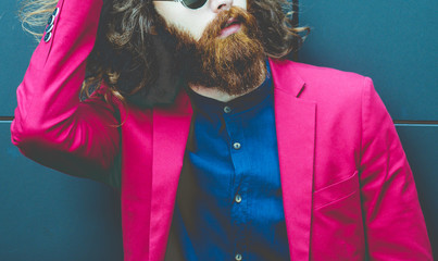 Cool hipster portrait