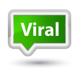 Viral prime green banner button