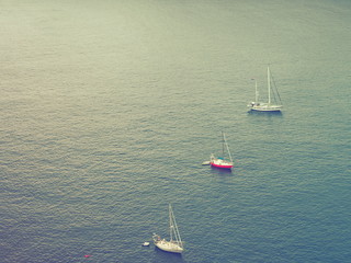 Boats on the Atlantic Ocean 