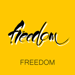 freedom lettering template © antoshkaforever