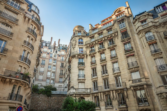 Facade of Parisian building