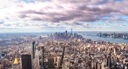 New York, Vue sur Manhattan depuis l'Empire State Building