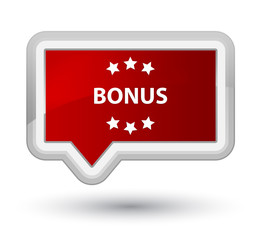 Bonus icon prime red banner button