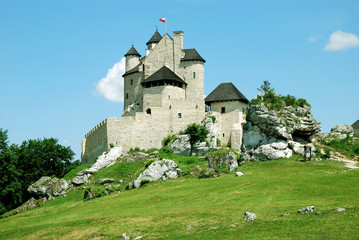 Fototapeta na wymiar Bobolice Castle - Poland