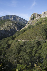 Fototapeta na wymiar Picos de Europa Mountain Range outisde Labra, Austurias