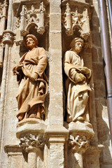 Obraz premium Prophets in the Campanillas Gate, Seville Cathedral, Spain