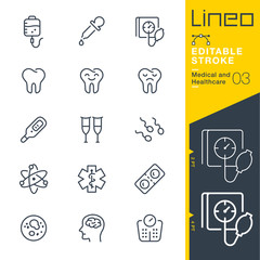 Lineo Editable Stroke - Medical and Healthcare line icons
Vector Icons - Adjust stroke weight - Expand to any size - Change to any colour