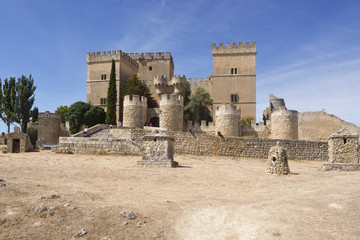 Castle of Ampudia,  Tierra de Campos region, Palencia province, Castilla y Leon, Spain