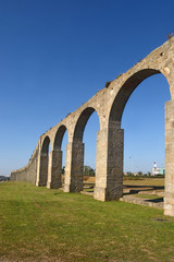 Roman Aqueduct, Vila do Conde, Douro Region, Northern Portugal