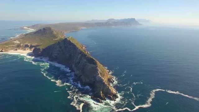 Cape Point, Cape Town High Aerial View
