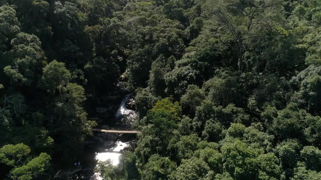 Waterfall on Ilhabela, Sao Paulo, Brazil