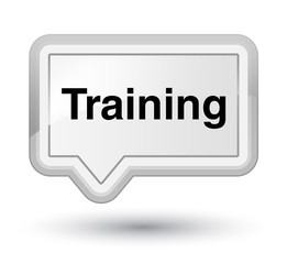 Training prime white banner button