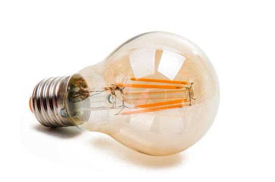 LED light bulb isolated