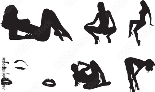 sillhouttes 01 sexy - Sexy Woman Silhouette Stock Photos And ...