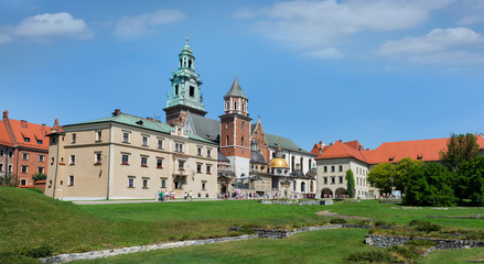 Fototapeta na wymiar The Wawel Royal Castle - Krakow - Poland