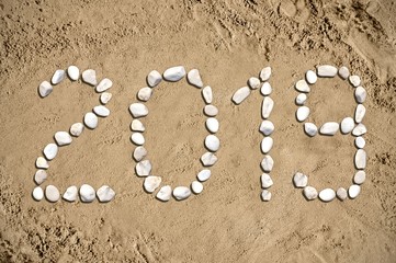 2019 - beach, sand, stones