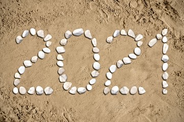 2021 - beach, sand, stones