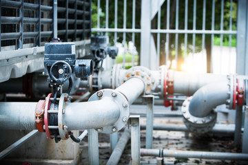 Water Pipeline in Water Treatment Plant