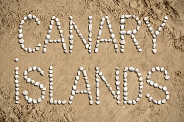 Canary Islands - beach, sand, stones
