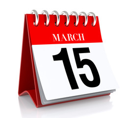 March 15. Calendar