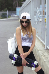 Fototapeta premium the skateboarder