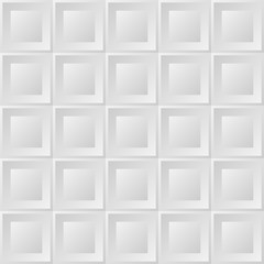 Seamless square geometric pattern. Gradient quadrants. Vector illustration