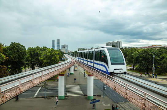 Monorail in Moscow, Russia