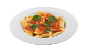 Ravioli Dish with tomato sauce