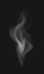 Poster Vector realistic smoke effect on transparent background © Kateina