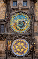 Astronomical watch Prague. Czech Republic.